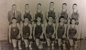 Juneau Douglas Crimson Bears basketball team 1953 - 1954